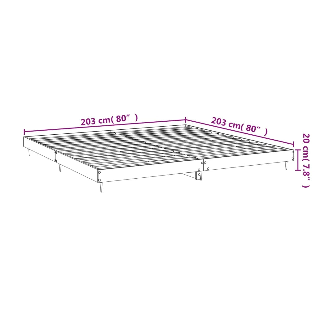 Giroletto Bianco 200x200 cm in Legno Multistrato 832213