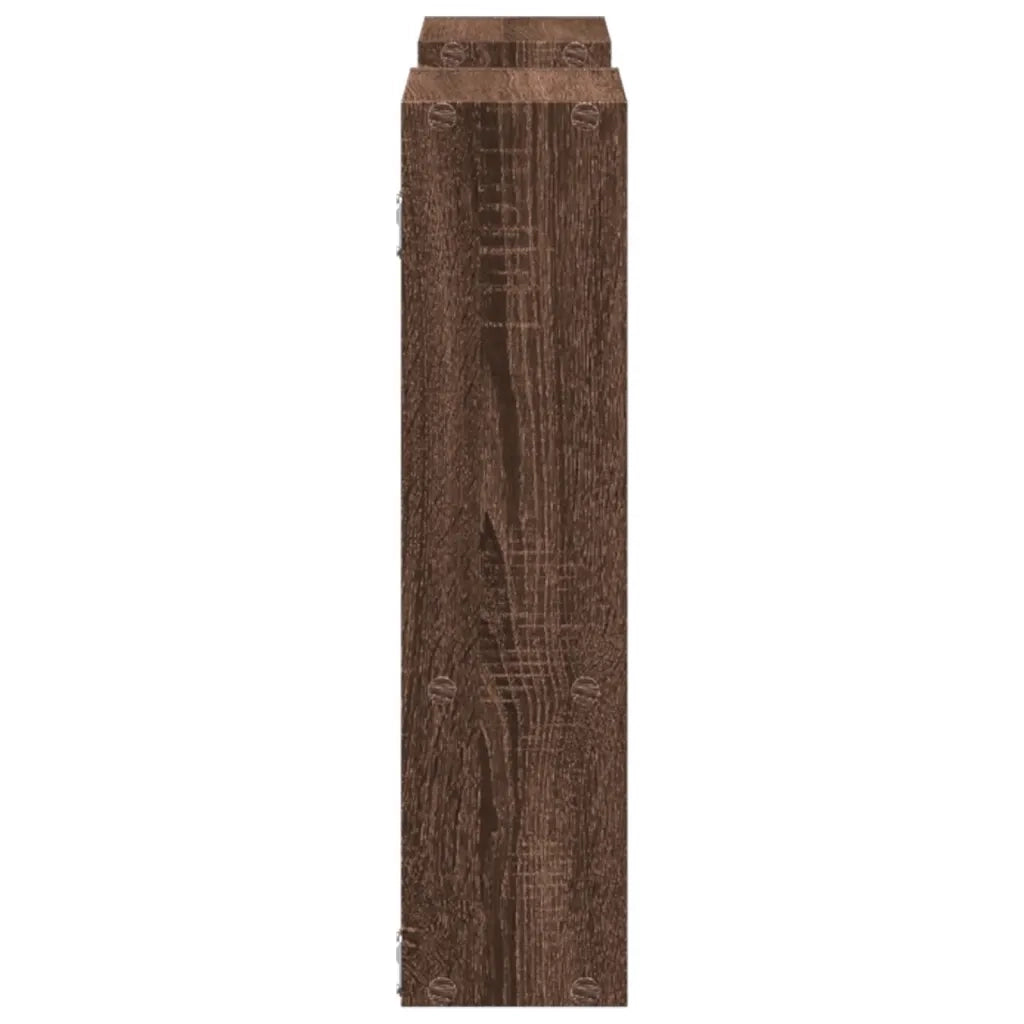 Mensola a Muro | Mensola a parete Rovere Marrone 99x15x60 cm in Truciolato
