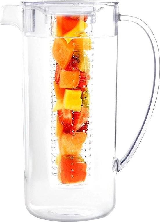 Ettore - 2L Plastica con coperchio per Iced Tea, Sangria e Limonata
