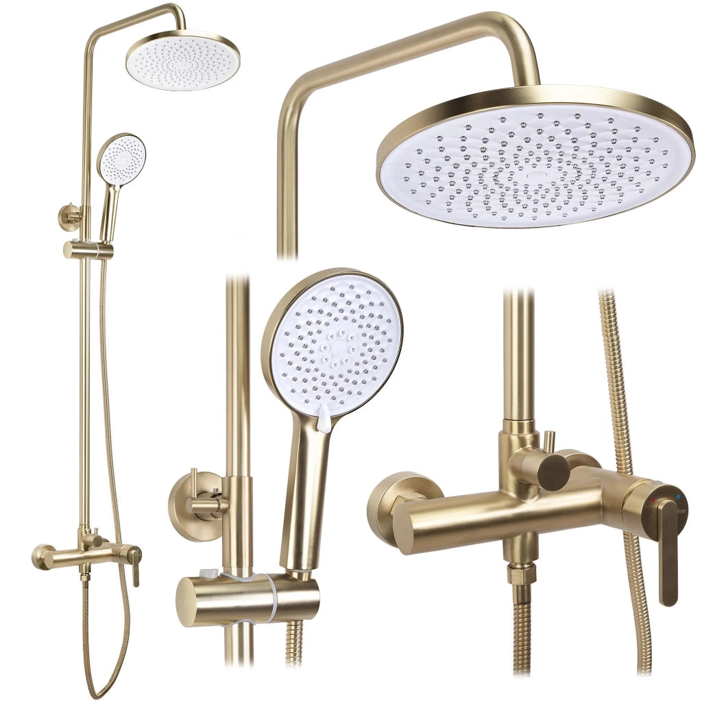 Set Doccia Rea Ontario Brush Gold