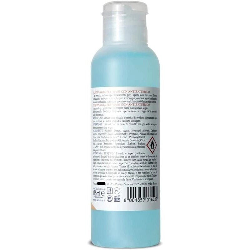 2 PEZZI SANITINA GEL MANI IDROALCOLICO SENZA RISCIACQUO CON 60% ALCOOL 125ML