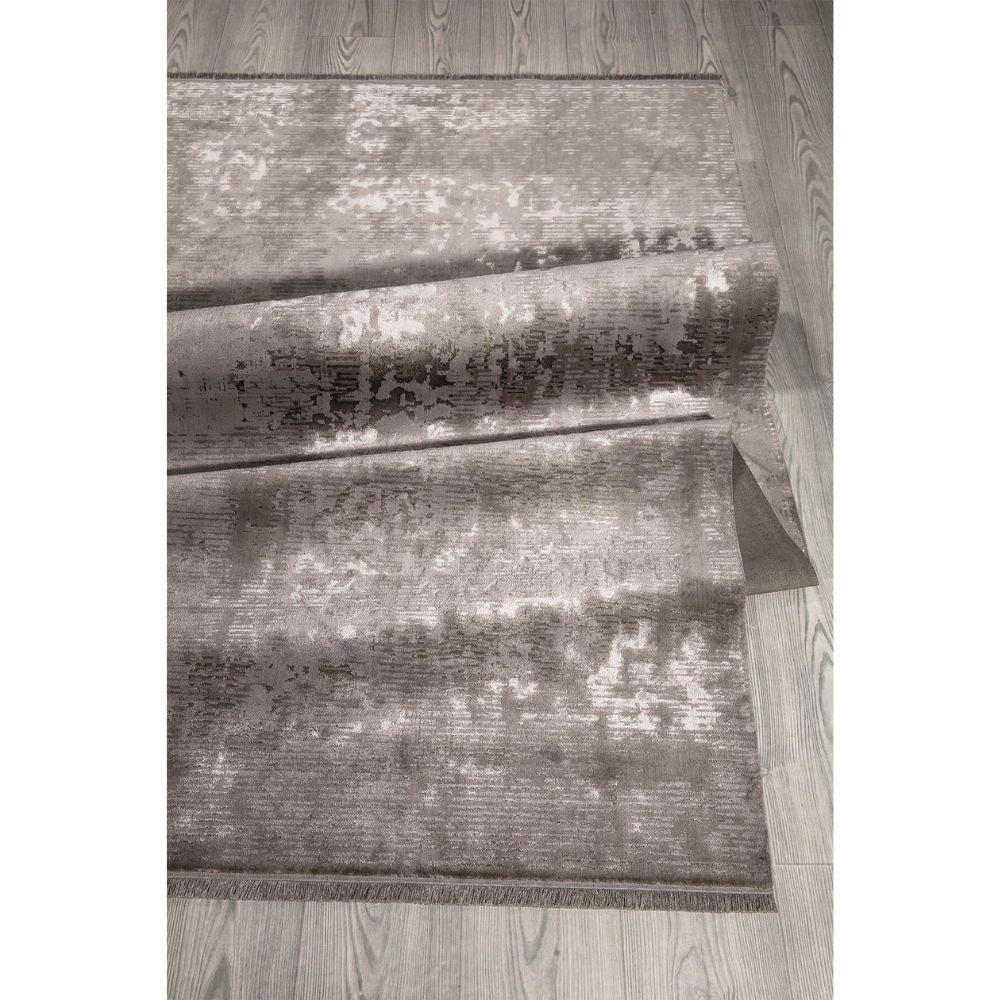 Tappeto antiscivolo vintage bambù 120x180 colore grigio