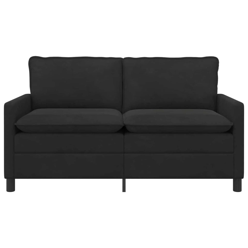 Divano Nero 156 x 81 x 87,5 cm Velluto 42028844