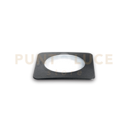 WAY SQUARE SEGNAPASSI IP67 1 LUCE ATTACCO GX53 NERO 12CM WIDE FASCIO LUMINOSO
