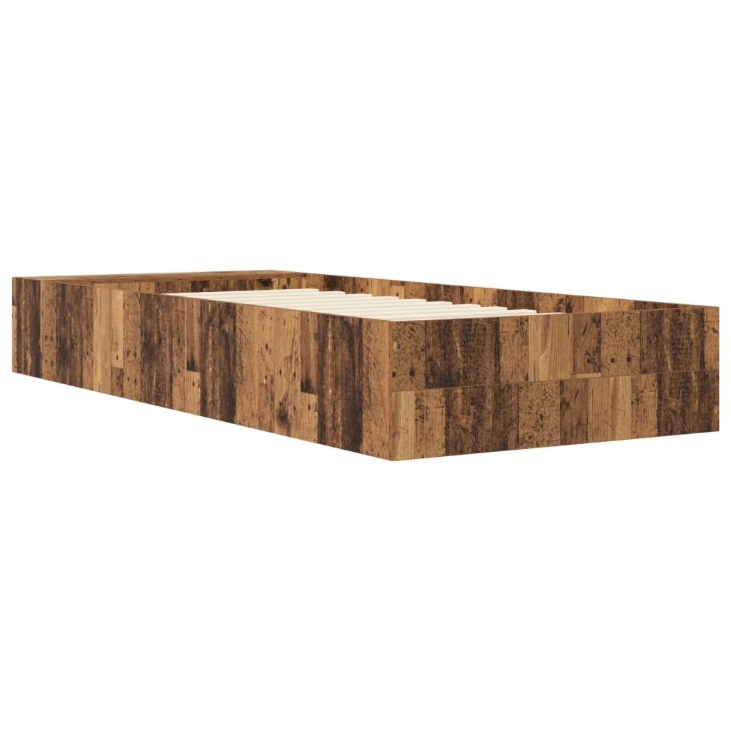 Telaio del letto con storage Legno antico 80 x 200 cm 3429560