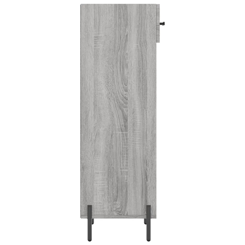 Scarpiera | Mobile per scarpe Grigio Sonoma 30x35x105 cm in Legno Multistrato