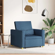 Divano letto estraibile singolo Blu 90 x 165 x 87 cm Tessuto 42002692