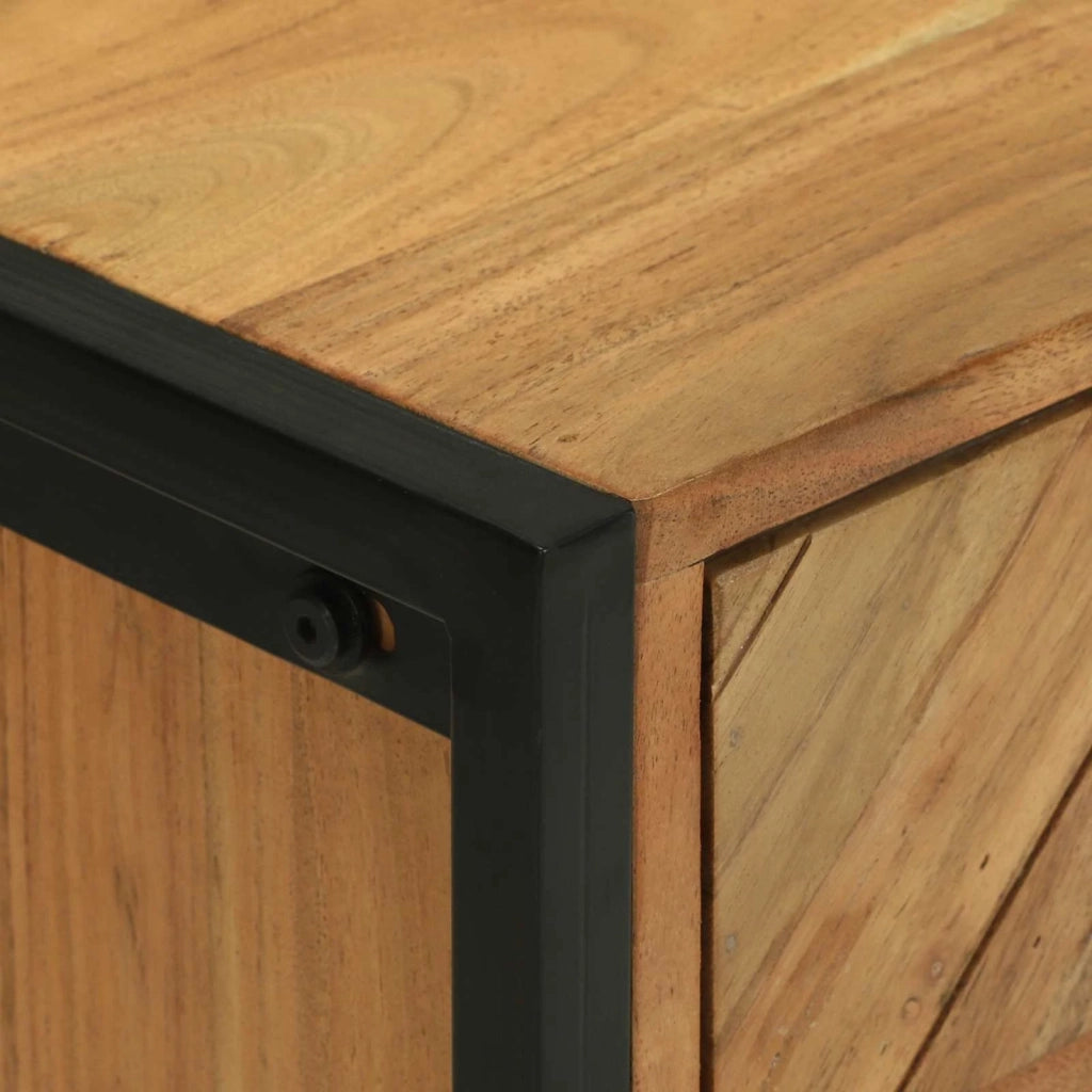 Credenza 50 x 35 x 75 cm Legno massello di acacia 374110