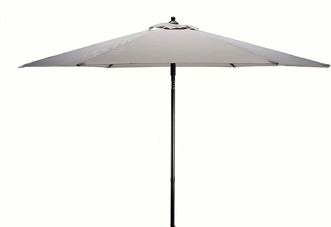 Ombrellone Push-Up 2x3 m grigio O850304 