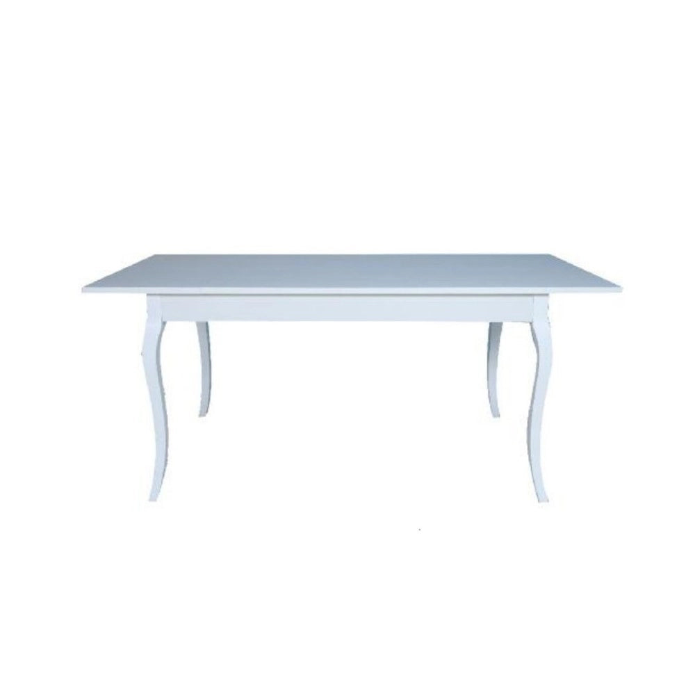 Tavolo rettangolare allungabile Liberty 140x85x76h colore bianco frassinato