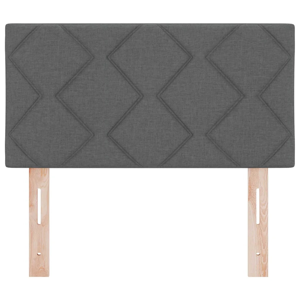 Testiera Grigio scuro 80 cm Tessuto 42007203