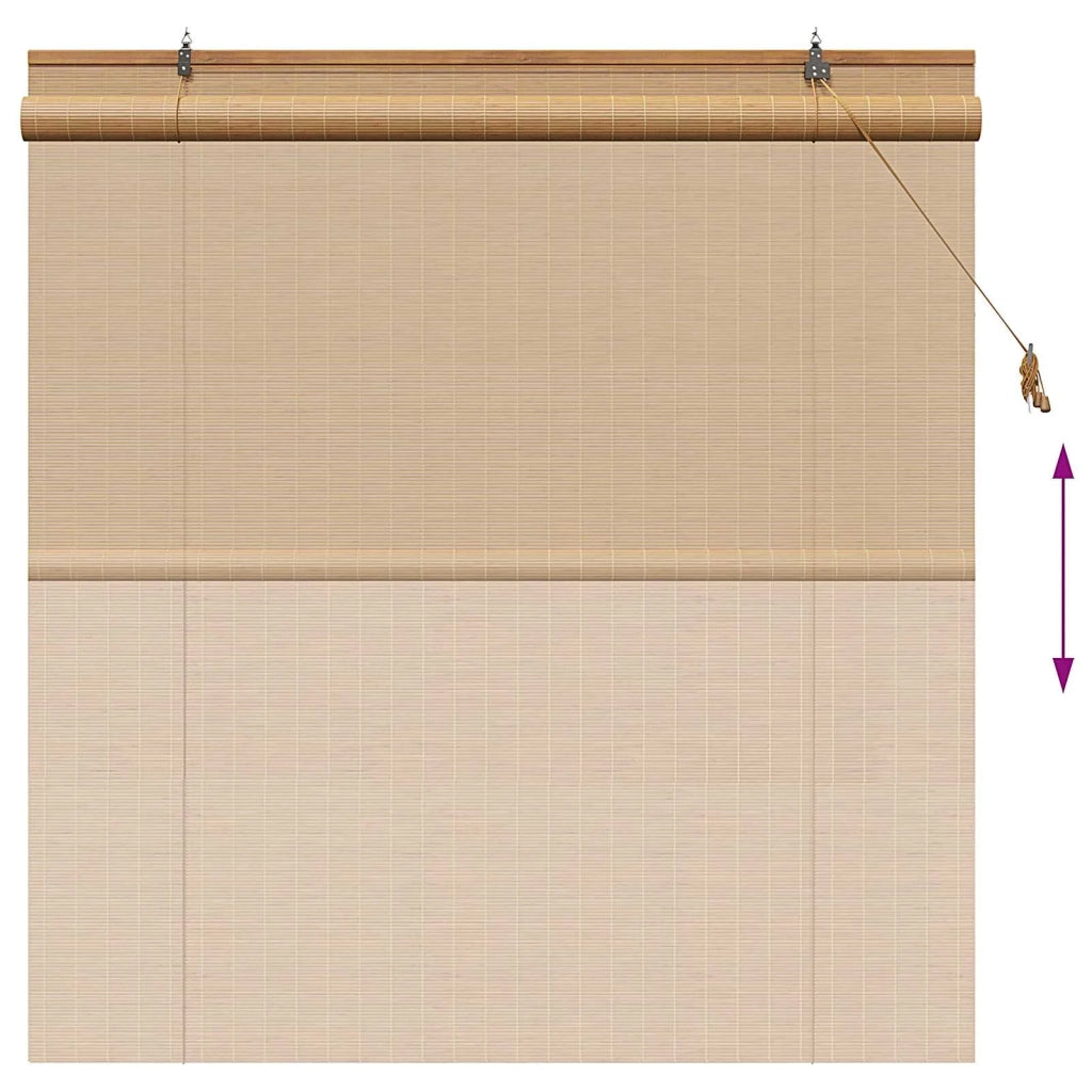 Tenda a rullo Marrone 160 x 160 cm Bambù 42039746