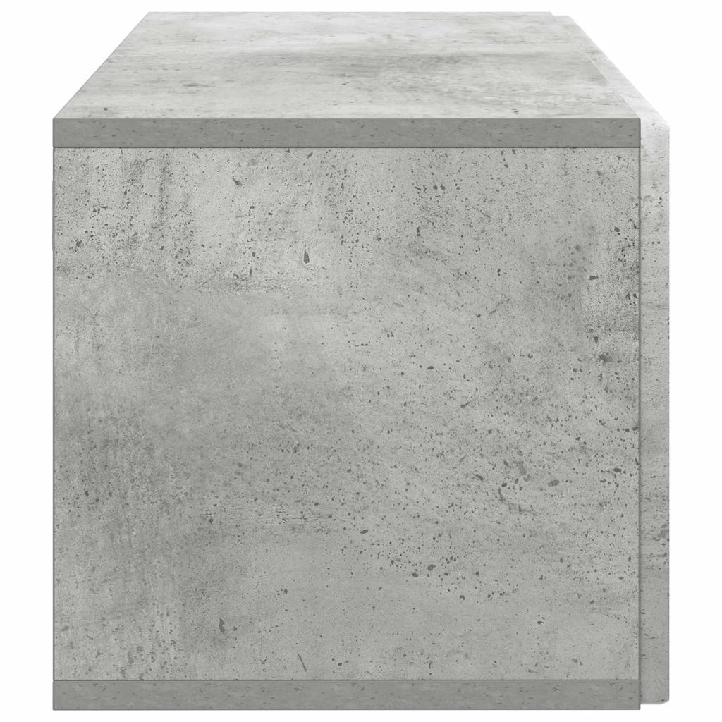 Mobile Porta TV da Muro Grigio Cemento 59,5 x 31 x 30 cm