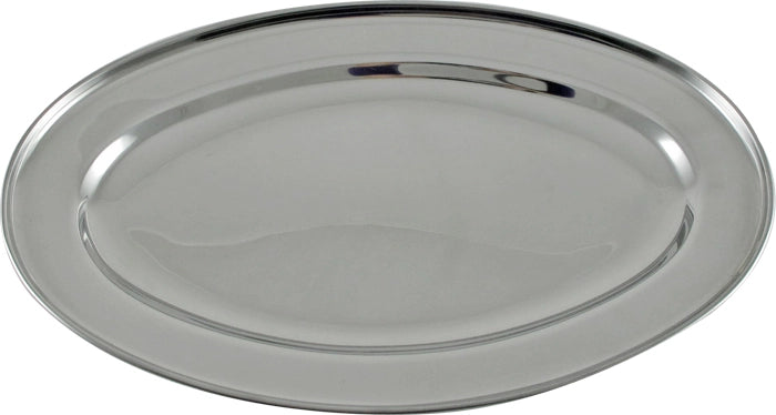 MAURY'S VASSOIO INOX PER PIETANZE FORMA OVALE DIMENSIONI 45 CM OKX