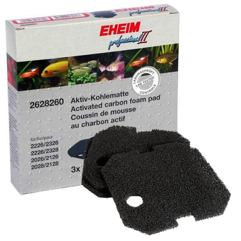 EHEIM 2628260 Ricambio spugne al Carbone per Filtri Prof. 2026/2028 Experience 350