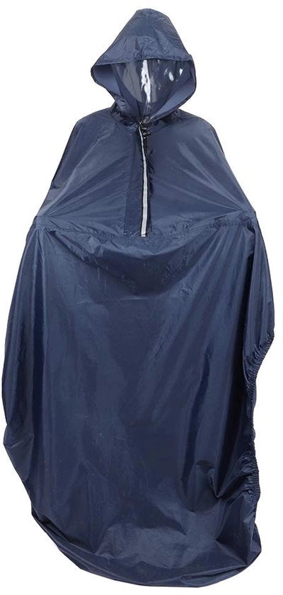 Poncho per sedia a rotelle - Impermeabile - Capuchon - Riciclabile - Nylon soffice - Progettato per prevenire scivolate