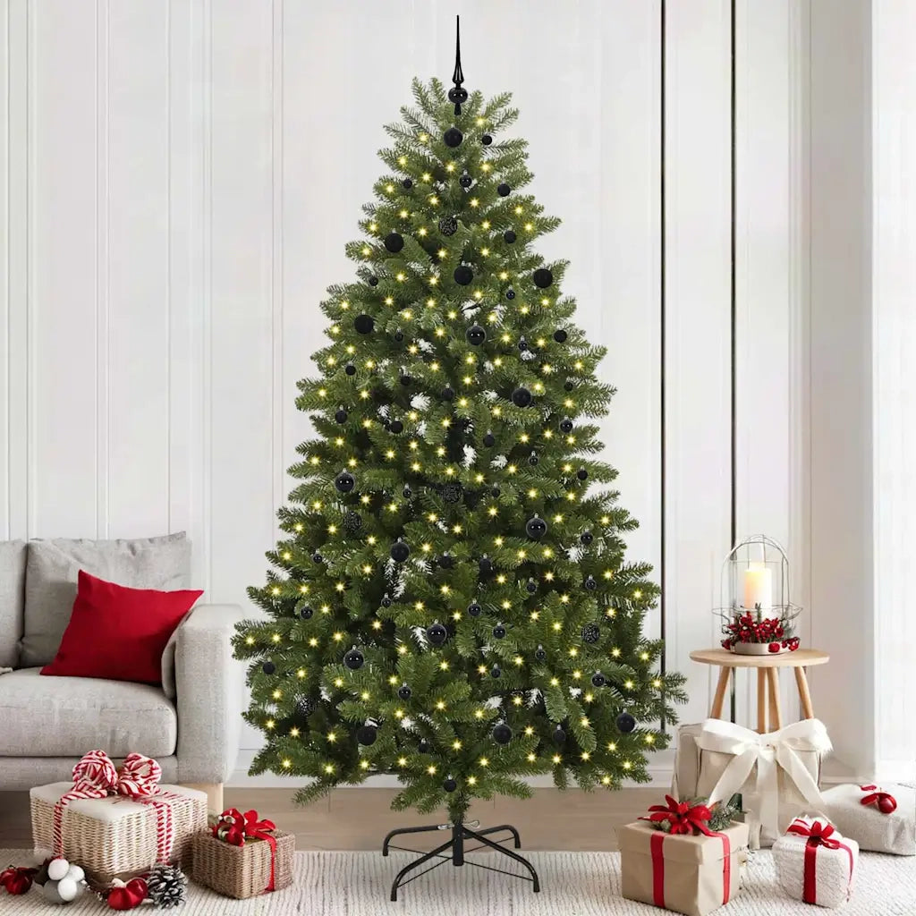 Albero di Natale | Decorazioni natalizie artificiale Verde 240 cm PVC e Metallo