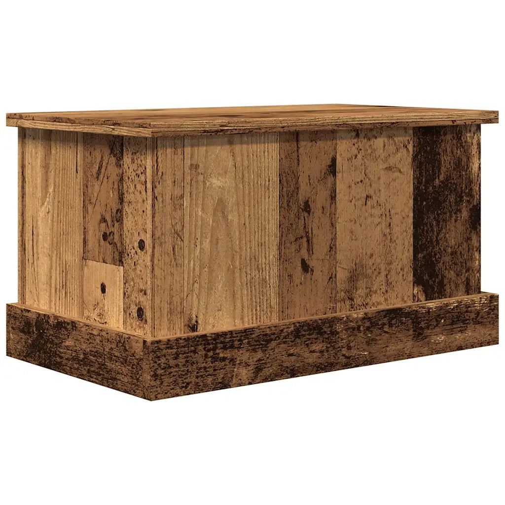 Scatola Portaoggetti Legno Antico 30x50x28 cm Legno Multistrato 857159