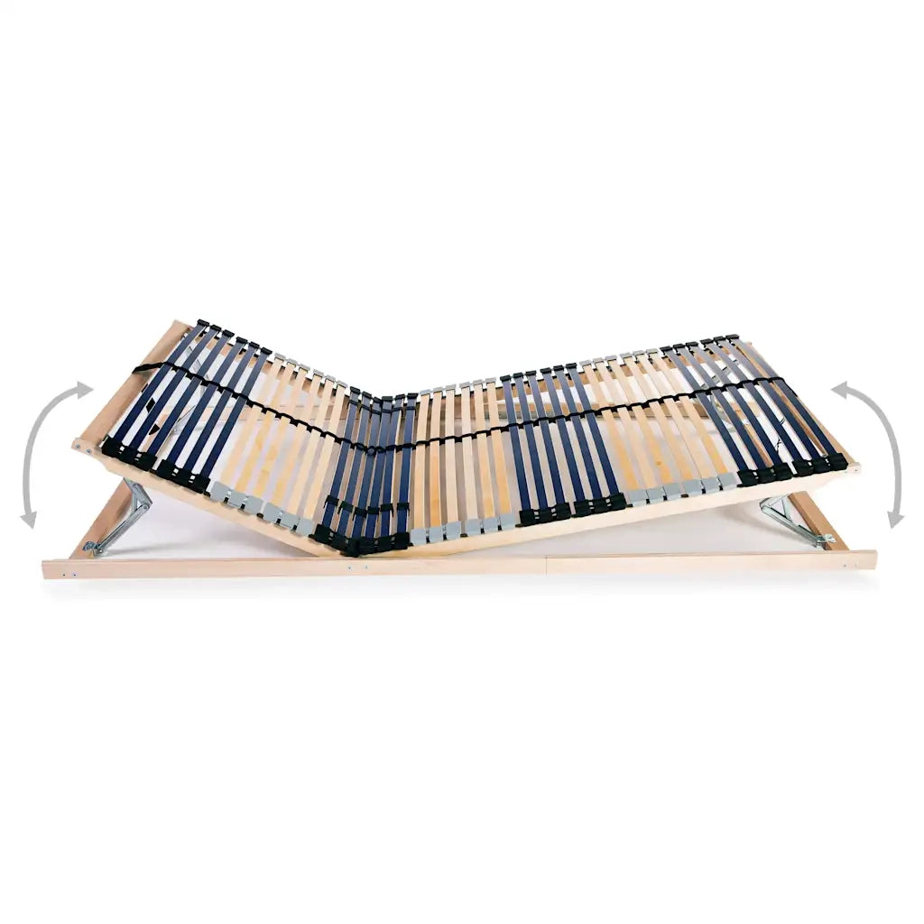 Rete a Doghe 7 Zone senza Materasso con 42 Doghe 120x200 cm 246477