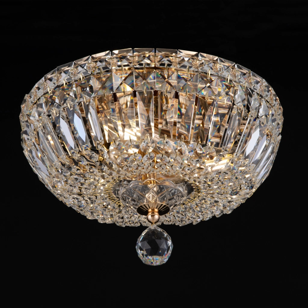 Lampadario Basfor Maytoni ottone cristallo 3xE14 dimmerabile
