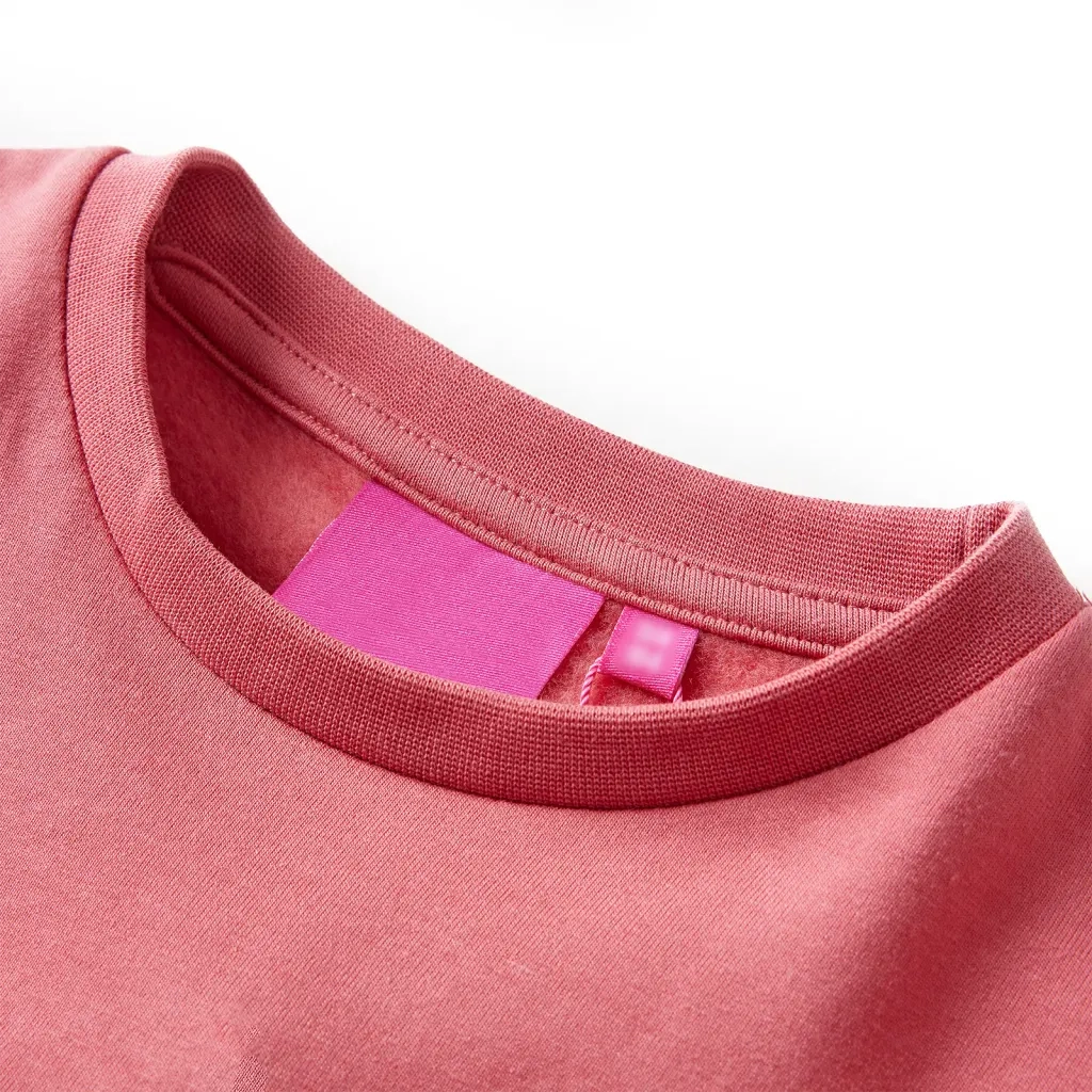 Felpa da Bambino Color Block Rosa e HennÃ© 128cod mxl 132117