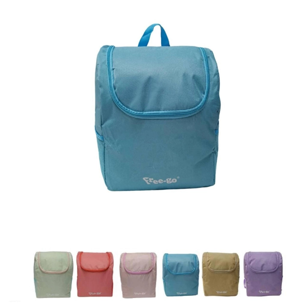 ZAINO TERMICO FREEGO 18 LITRI INTERNO ALLUMINIO VARI COLORI CHIUSURA ZIP VIAGGIO