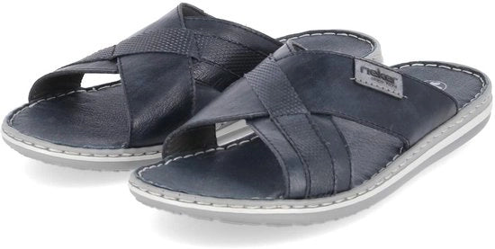 Slipper uomo - Costruzione a zoccoli morbidi - Sandali sportivi - Ammortizzazione comoda - Larghezza comoda - Assorbimento shock - Pelle autentica