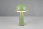 FUNGO LAMPADA DA TAVOLO RICARICABILE PISTACCHIO REGOLAZIONE INTESITA' E TEMPERATURA DI COLORE 3.000K - 4.000K - 6.500K IP 54 H.31CM LED 2W 200lm, 3000+4000+6500K