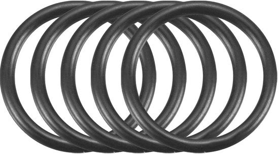 O-Ring in Gomma - 150 Pezzi - Resistente al Calore - 16mm - Flessibile e Versatile - Ideale per l'Automotive e l'Uso Domestico - Nero