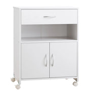 Armadio per ufficio con ruote ¨C zephmum ¨C bianco 60x39x80 cm