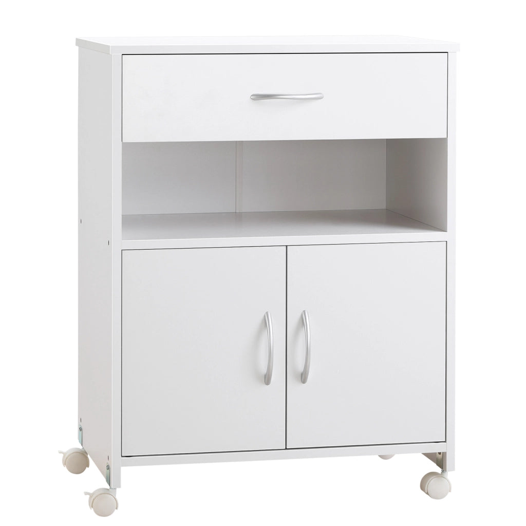 Armadio per ufficio con ruote ¨C zephmum ¨C bianco 60x39x80 cm
