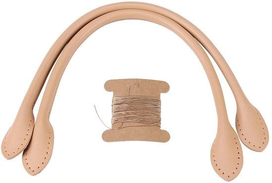 Tasriem in Pelle di Alta Qualità - Tashengsel - 2 Pezzi - Qualità Professionale - Accessori per Borse - Tasriem con Cinturino alle Spalle