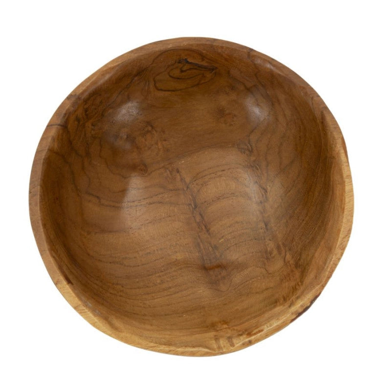 Set Tasche Butot In Teak Ric. cm ø 15x8 (pezzi Unici - Non Ripiani In Serie)