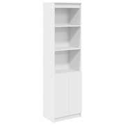 Credenza | Madia | Buffet da pranzo | Armadio da pranzo Bianca 50x35x180 cm in Legno Multistrato