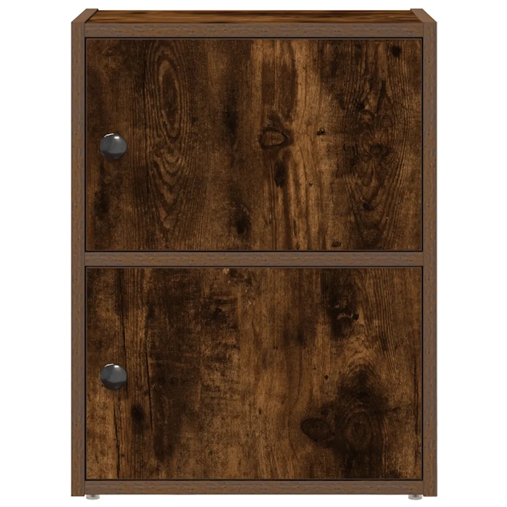 Libreria Rovere Fumo 40x24x52 cm in Legno Multistrato 860359