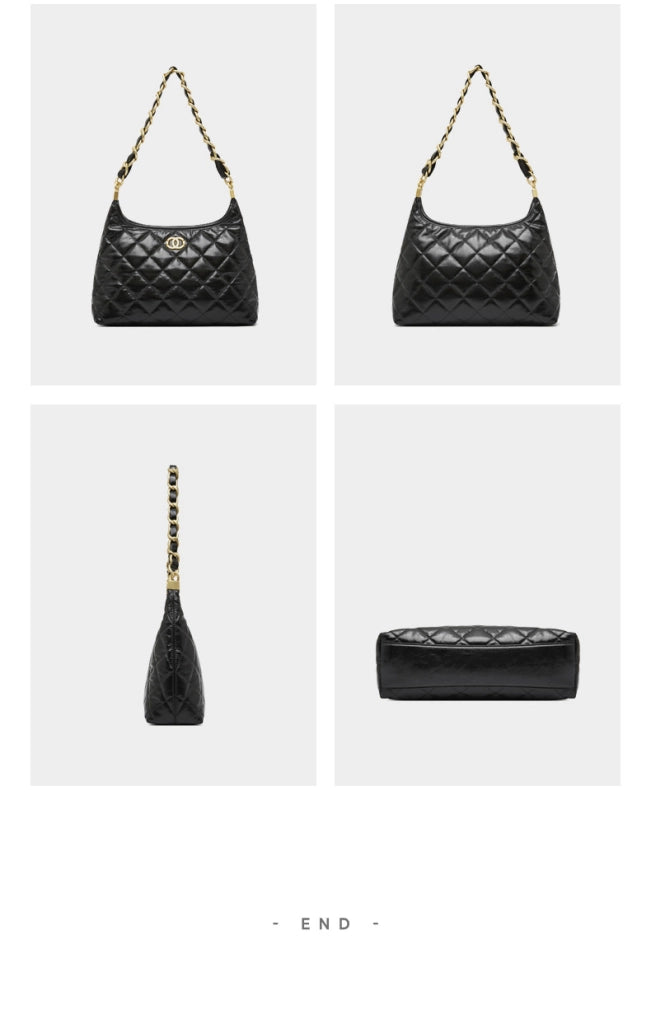 Borse a tracolla e a spalla in vera pelle da donna, colore nero.