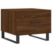 Tavolino da salotto | Tavolino da caff¨¨ | Tavolino da Soggiorno Rovere Marrone 50x50x40cm Legno Multistrato