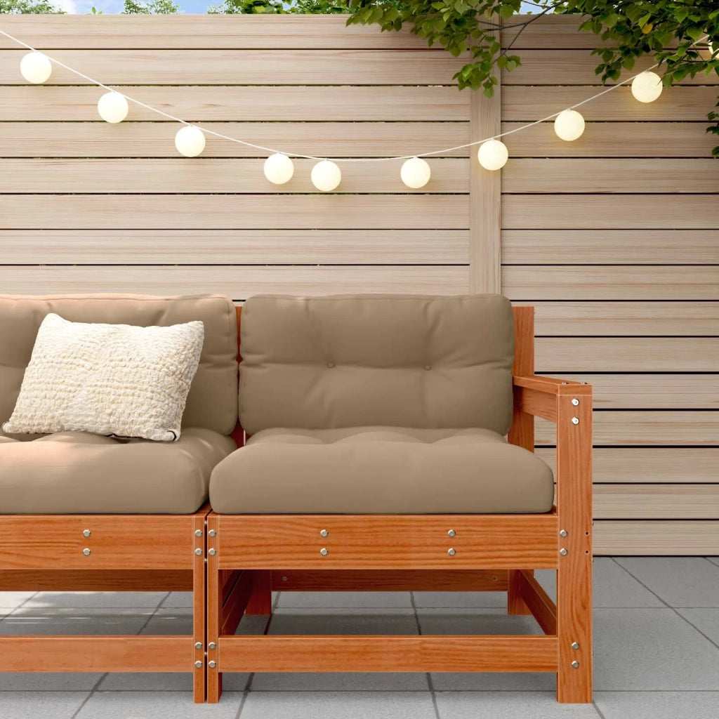 Divano Angolare da Giardino-Sofa da giardino Legno Massello di Pino 620668
