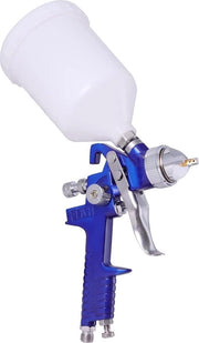 Pistola Spray HVLP a Sostegno di Pressione - Con Bocchetta da 14 mm - 600CC Cup - Kit di Riparazione Auto - Kit di Verniciatura