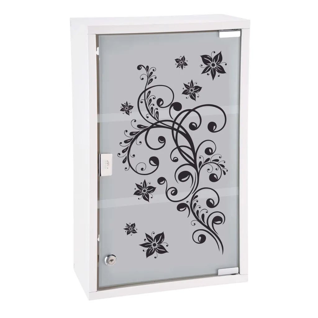 HI Armadietto per Medicinali 30x15x50 cm in Acciaio Inossidabile 423972