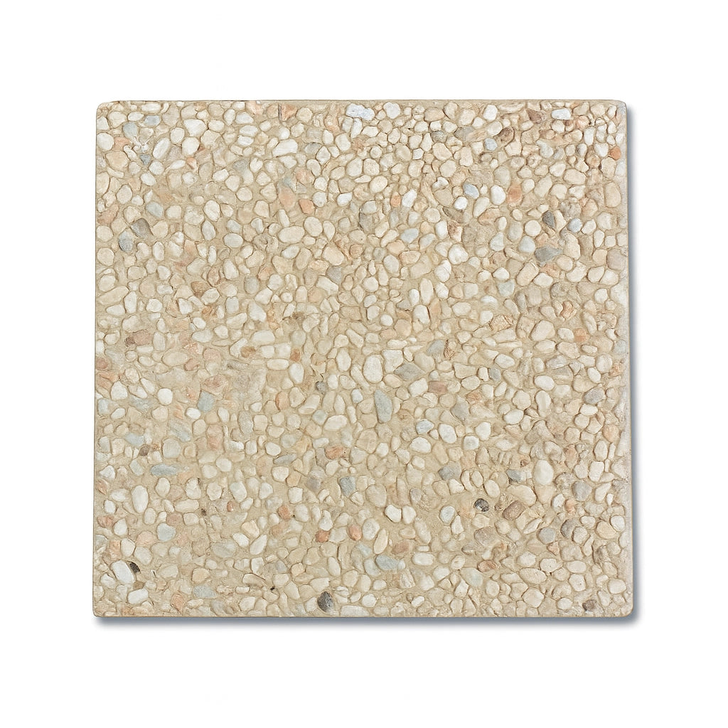 BASE APPOGGIO PER OMBRELLONI SERIE 4 MARMETTE QUADRONI CEMENTO CM50X50 KG.90