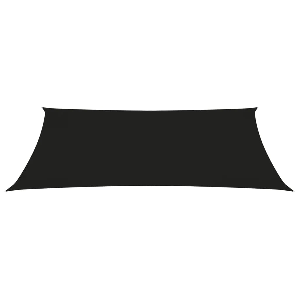 Vela ombreggiante/ombrellone rettangolare in tessuto Oxford 2,5 x 5 m nero 02_0009585