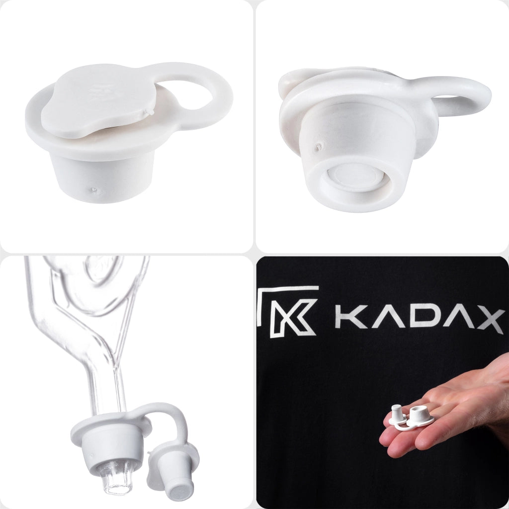 Tappo per contenitore di fermentazione KADAX con guarnizione a palloncino in gomma