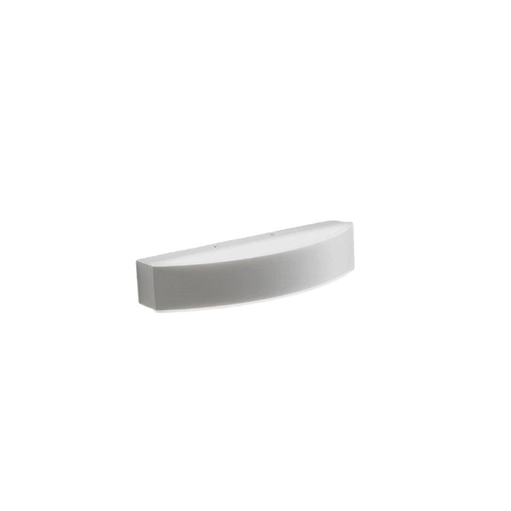 Lampada a parete GAP500C 16W 1664lm 3000K IP20 in alluminio bianco satinato - Gealuce - Applique LED biemissione moderno