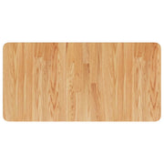 Piano Bagno Marrone Chiaro 80x40x1,5cm Legno Massello Trattato 343010