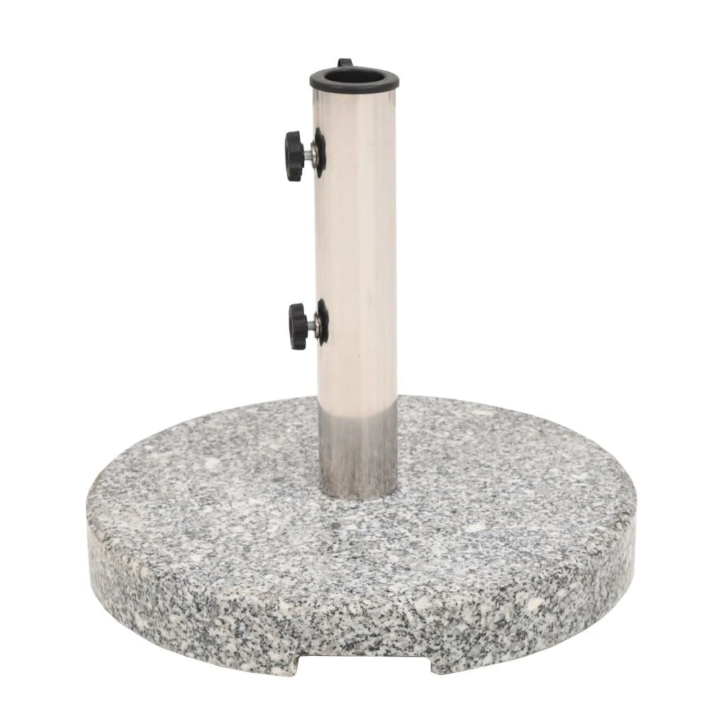 Base per ombrellone finitura granito tubo tondo in acciaio inox 22 kg 2202092