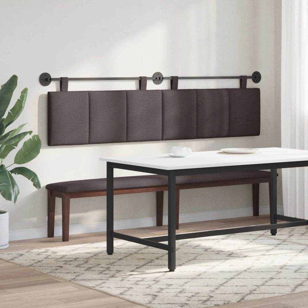 Testiera sospesa Marrone Scuro Tessuto 42032331