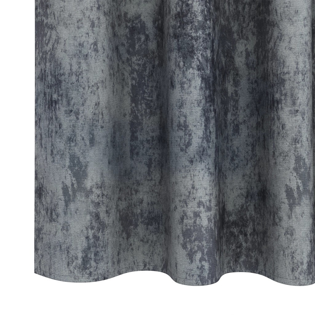 Tende in Velluto 2 pz con Occhielli Grigio Argento 225x140 cm