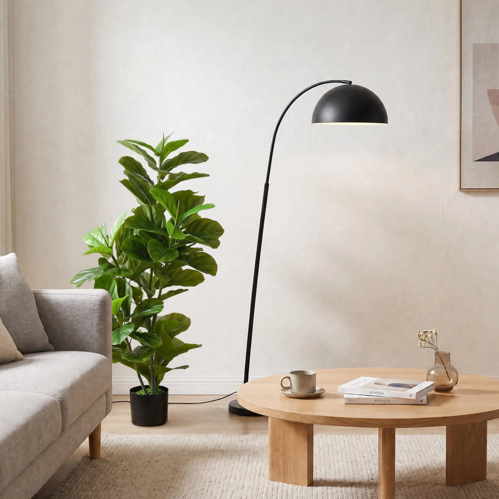 Planta Artificiale Ficus ¨C zephmum ¨C Verde 110 cm con Maceta e Musgo
