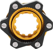 Adattatore Centerlock per bicicletta - Convertibile - Nero - Alluminio - 6 fori - Adattatore per disco rotante - Adatto per mountain bike